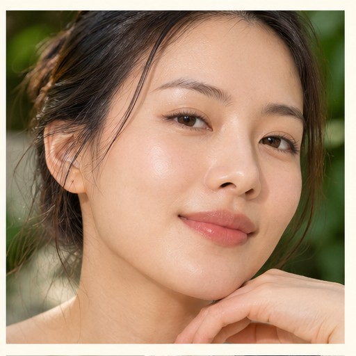 Bề mặt da tự nhiên sau khi thoa
