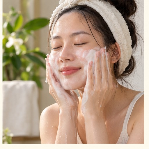 Làm sạch dịu nhẹ vào buổi tối