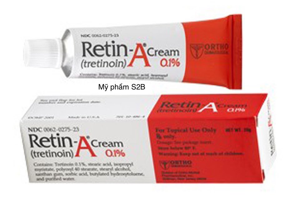 Kem trị mụn Retin-A Cream 0.1%.